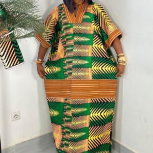 Robe pagne wax chic C14