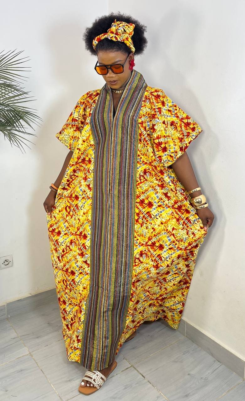 robe wax soleil mosaïque