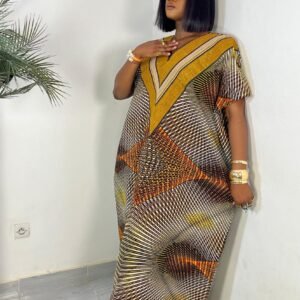 robe wax moutarde graphique C8