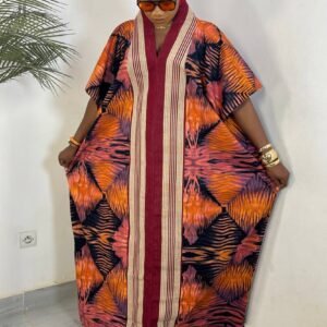 Robe wax orange noir C5