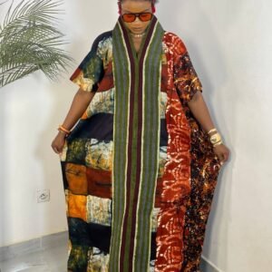 Robe wax marron ocre C2