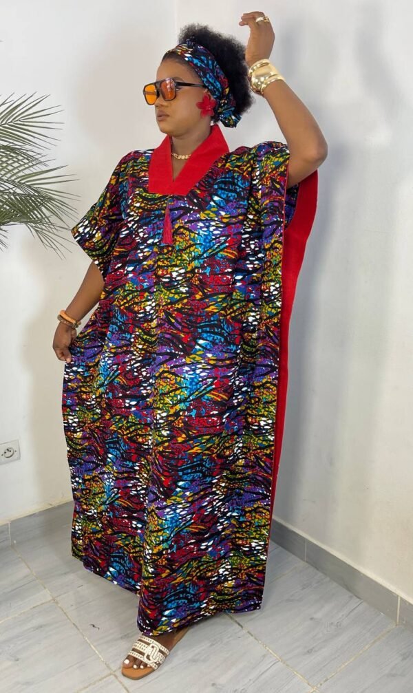 Robe wax multicolore C28